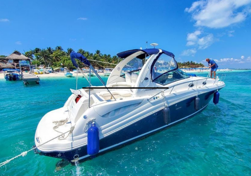 40 FT - SEA RAY SUNDANCER - GD LF - UP TO 13 PAX - STARTING FROM $900 USD - ISLA MUJERES
