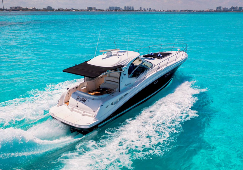 44 FT - SEA RAY SUNDANCER - HBB - UP TO 15 PAX - STARTING FROM $18,000 MXN