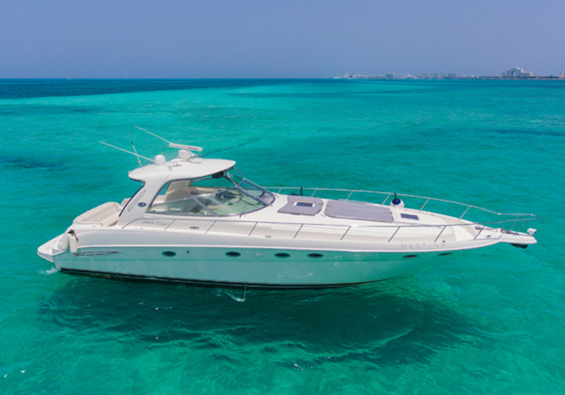 46 FT - SEA RAY SUNDANCER - HMPTN - UP TO 15 PAX - STARTING FROM $16,000 MXN